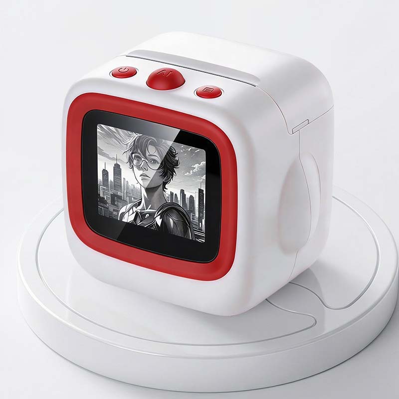 Mini Impresora Térmica para Niños 2.4 Pulgadas con Pantalla, Impresión Térmica