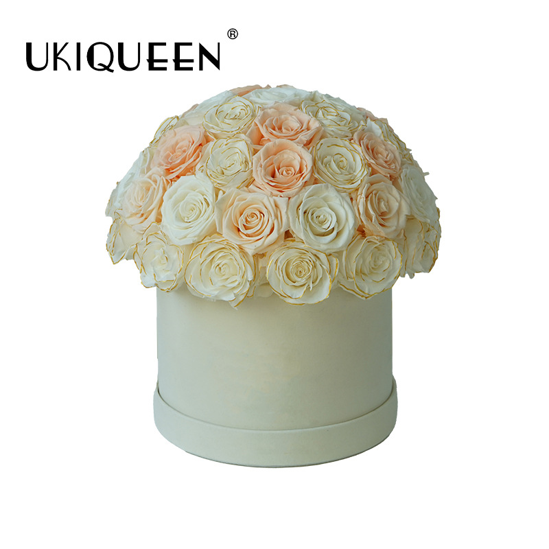 Flor inmortal caja de regalo para el día de San Valentín regalo de novia Amazon al por mayor