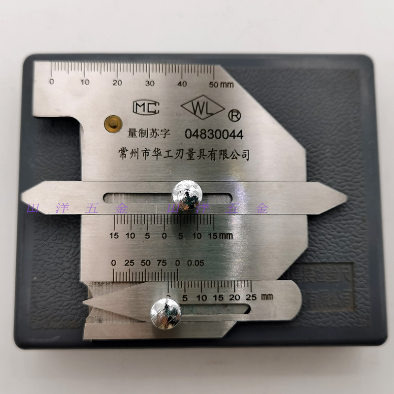 焊缝规HJC60焊接检验尺HJC40焊接检验尺焊脚测量尺坡口角度规