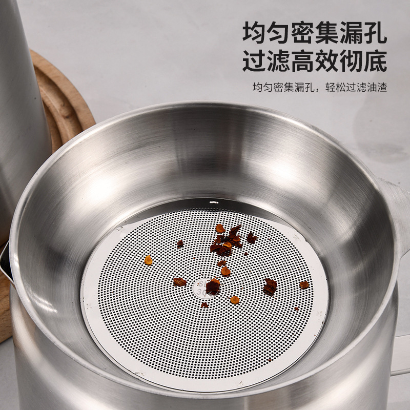 304食品级不锈钢油壶家用多用大容量储油罐分离油渣瓶猪油罐带盖|undefined