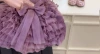 Single -piece purple skirt tutu soft and glutinous and cool