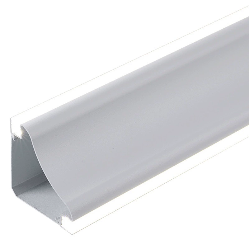 Без потолка светящиеся верхние и нижние штукатурные верхние угловые лампы светодиодные двухсторонние светящиеся потолки угловые лампы алюминиевые