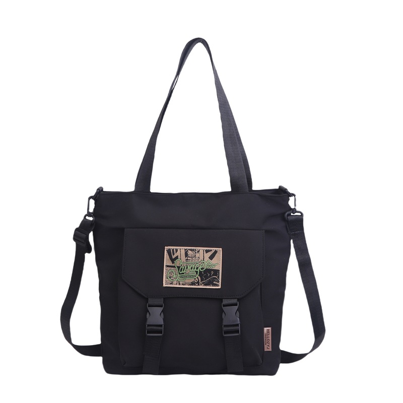 Cross-border 2024 nueva bolsa de estudiantes de gran capacidad de moda textura mochila de hombro bolsa de compras bolsa de mano