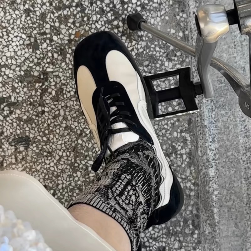 Scarpe da ballo da donna in pelle con suola morbida, sportive e per il tempo libero, primavera/estate 2024, nuove di zecca_voghion.com