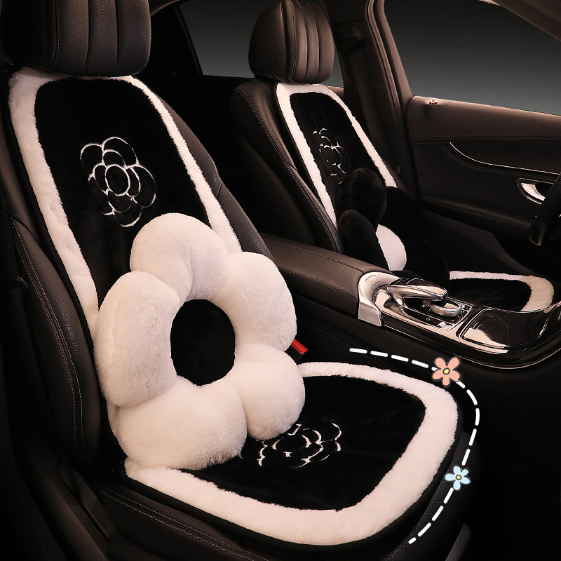 (2개) 긴 벨벳 겨울 따뜻한 카시트 쿠션 CHANGAN CS15 CS35 CS55PLUS CS75 PLUS
