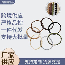 7根装基础高弹力豆豆发绳气质百搭高马尾丸子头橡皮筋扎头发饰女