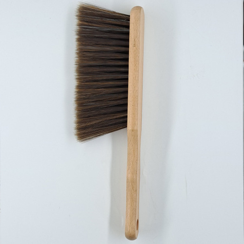 Large solid wood soft bristle bed sweeping brush carpet sweeping bed long handle household bed brush dust brush beech wood