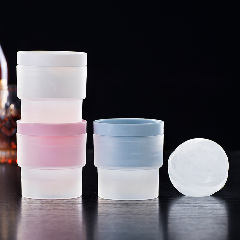 硅胶冰模硅胶冰球模具硅胶冰球 圆形冰球威士忌冰格DIY模型|ru