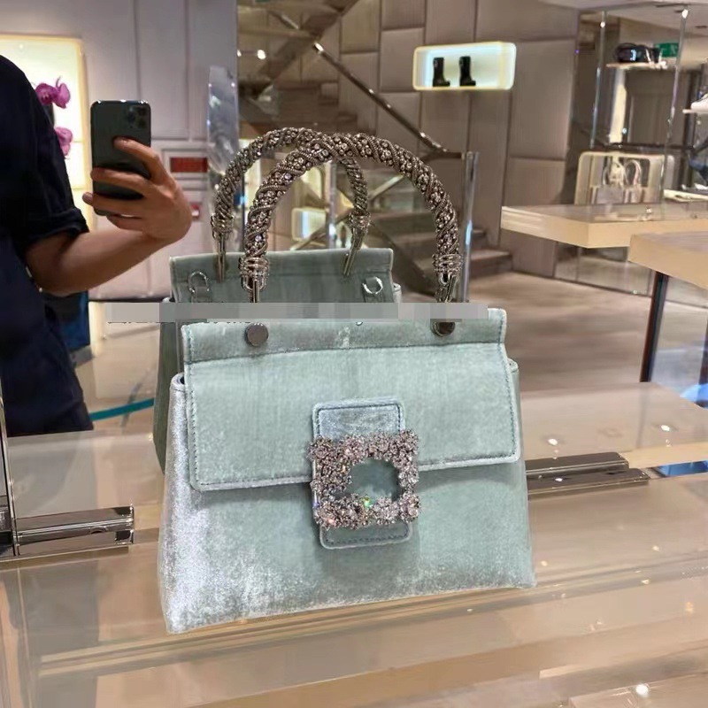 Flower diamond handbag for women 2023 ne...