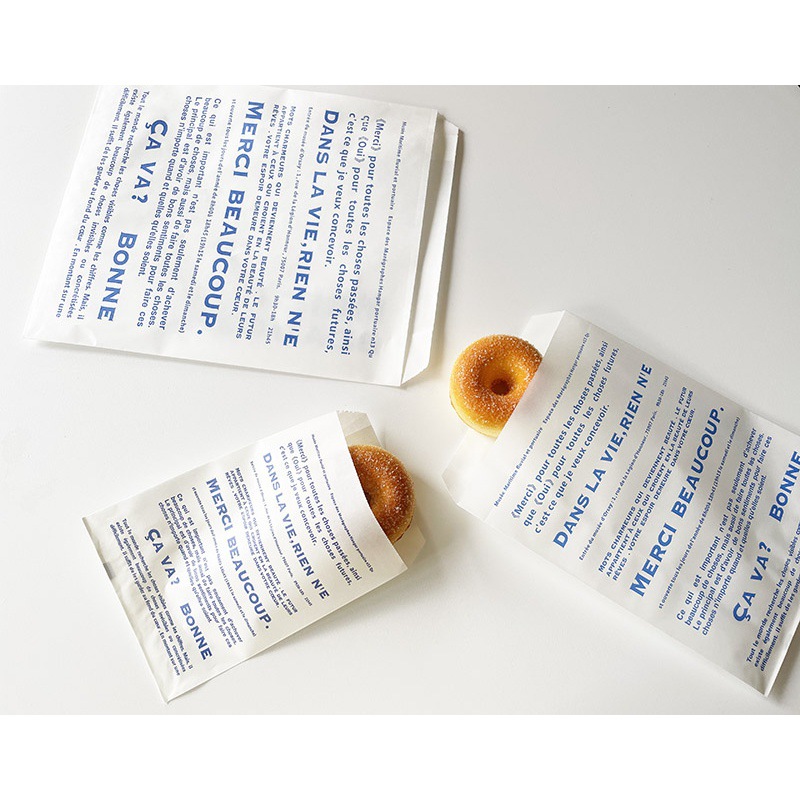 外卖袋子100个面包蛋糕饼干食品烘焙包装纸打包小吃铜锣烧速卖通