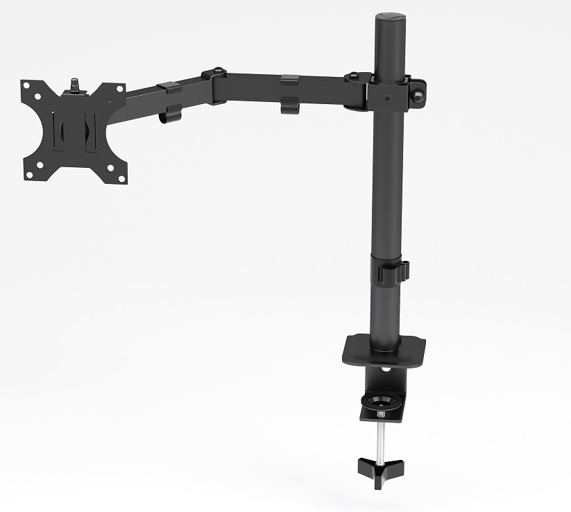 Base tipo soporte de monitor de doble brazo soporte de monitor de computadora retráctil y giratorio tipo abrazadera de stock transfronterizo