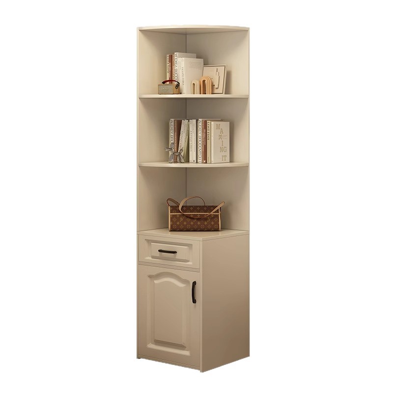 Gabinete de color de madera maciza estante de esquina sala de estar gabinete de almacenamiento de esquina dormitorio gabinete de esquina gabinete de almacenamiento gabinete triangular