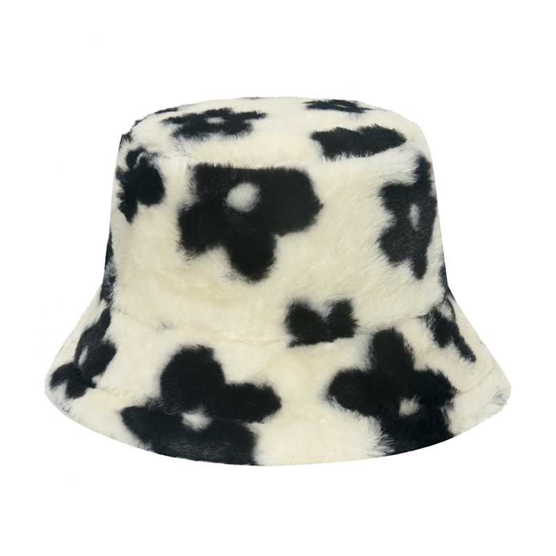 Women's Fashion Flower Sewing Flat Eaves Bucket Hat display picture 6