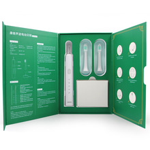 康泰声波电动牙刷礼盒包装 成人无线充电智能触控电动牙刷配刷头