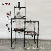 厂家定制特氟龙喷涂防腐多肽合成收集固液分离过滤结晶固相合成釜