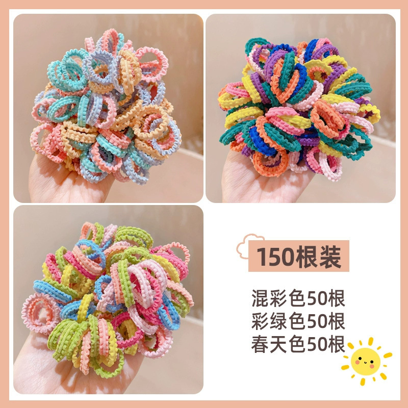 儿童彩色韩版花边编发头绳发饰 女童橡皮筋头饰裙边发圈发绳批发|undefined