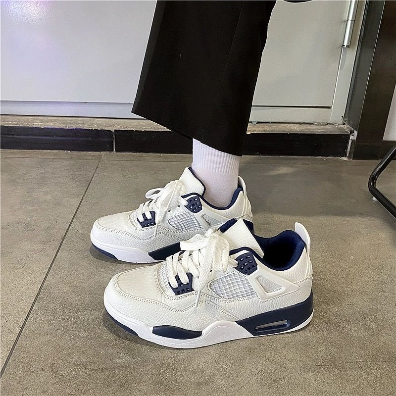 2024 primavera y verano nuevas zapatillas de aire en zapatillas transpirables para estudiantes de ocio con suela gruesa y alta tendencia de zapatos de carrera