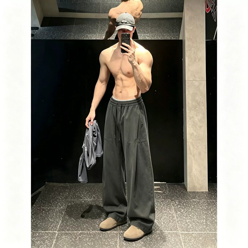 American-Style Cleanfit Workwear Pants for Men, Summer Trendy Brand Loose Wide-Leg Long Pants, Retro Casual Pants for Men American-Style Cleanfit Workwear Pants for Men, Summer Trendy Brand Loose Wide-Leg Long Pants, Retro Casual Pants for Men