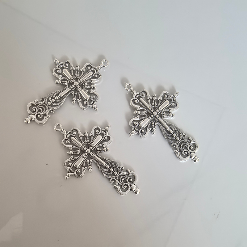 DIY Jewelry Accessories Retro Zinc Alloy Cross Pendant Export Aliexpress Ebay Best-Selling Model