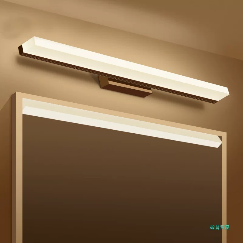 Front headlights for mirror for bathroom for face washing, modern and minimalistic sconce