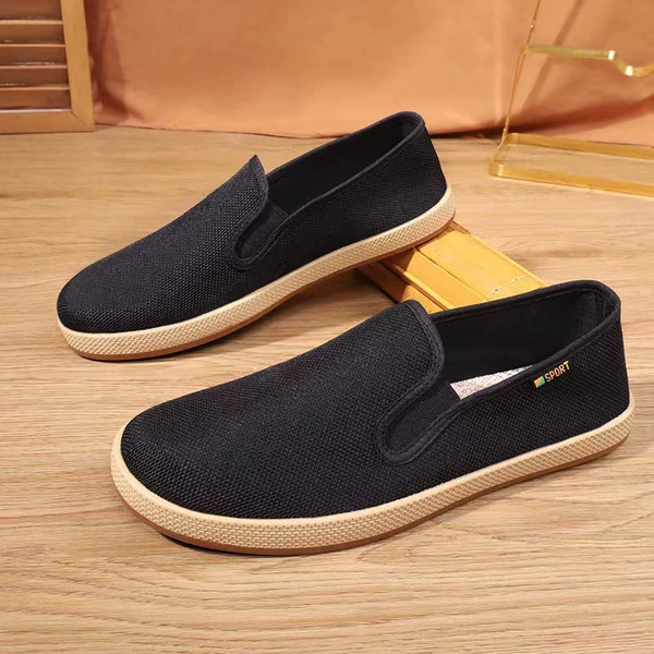 3699 black cloth shoes-cloth cover