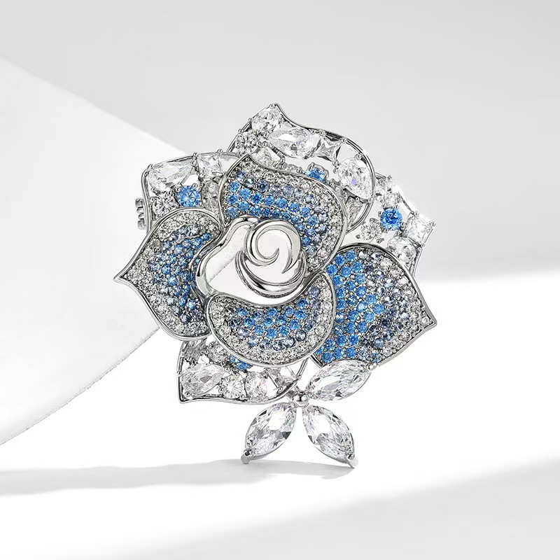 Exquisite Rosenbrosche Für Damen Elegante Mode Anstecknadel_voghion.com