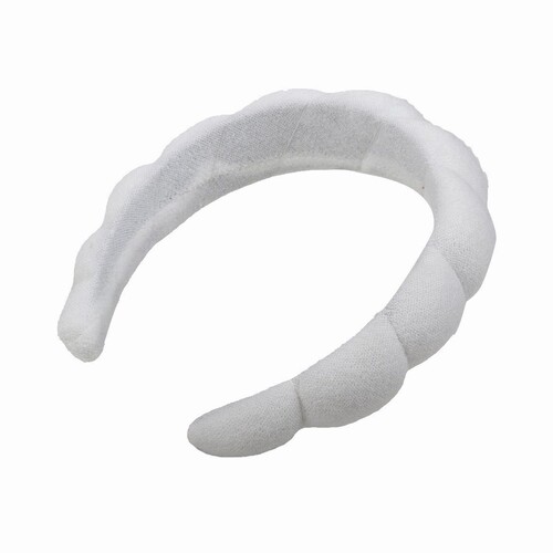 Amazon Cross-border Braided Sponge Hairband Wholesale High-end Towel Fabric for Women Face Washing High Crown Headband