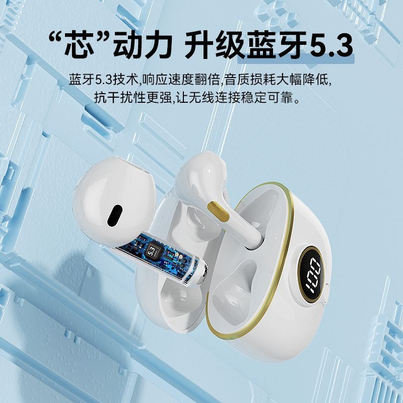 Ventas directas de fábrica, pequeños y ligeros, mini auriculares Bluetooth inalámbricos, estéreo bilateral, calidad de sonido HD, auriculares TWS, reducción de ruido