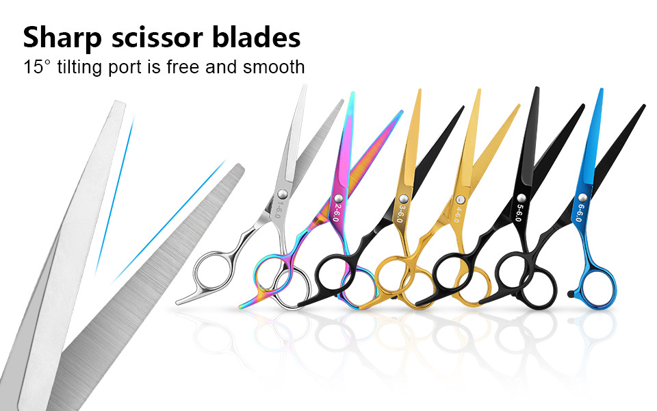 HIENA Cross-border Export Professional Set For Cutting Bangs, Thinning Scissors, And Hairdressing Scissors_voghion.com