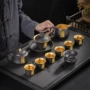 功夫鎏金紫砂手工泡茶器