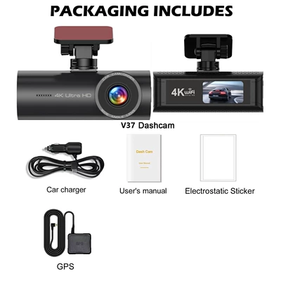 Cross-Border 4K Driving Recorder Front Driving recorder - front-of-the-car-wifigps