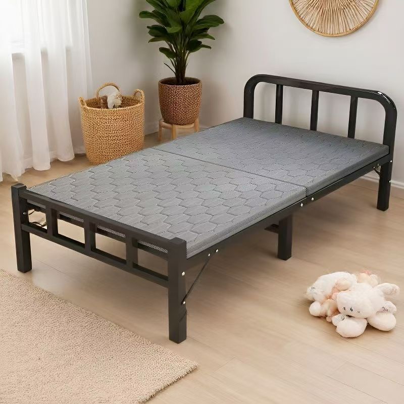 Office Lunch Break Folding Bed Recliner, Portable Single-Person Home Use Folding Bed with Hard Board, Simple Companion Care Single Bed Office Lunch Break Folding Bed Recliner, Portable Single-Person Home Use Folding Bed with Hard Board, Simple Companion Care Single Bed