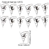 Pennant 12PCS-Volleyball Action