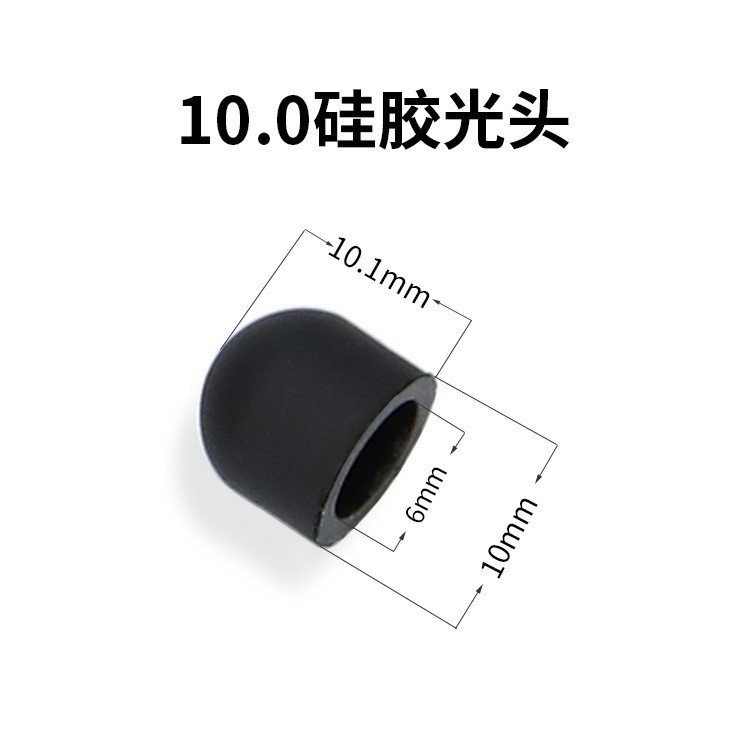 Venta directa de fábrica pasiva pluma capacitiva cabeza de la pluma de silicona pantalla táctil pluma táctil cabeza de la pluma de goma universal cabeza táctil