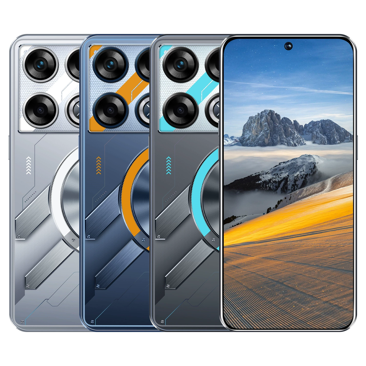 Новый кросс-бордер мобильный телефон GT20 Pro смартфон 16+1Т ПЗУ HD 7.3 большой экран источник производитель (爆款)