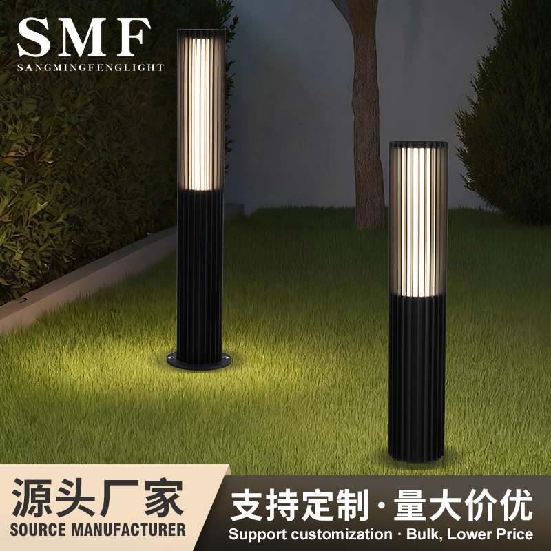 Manufacturer Supplies Modern Minimalist Round Lawn Lights for Outdoor Parks, Courtyards, Gardens, Residential Areas, and Villas