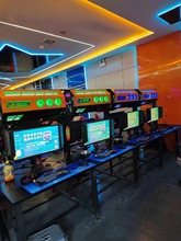 网红家用电竞馆网咖网吧酒店电脑上置支架桌子风冷一体式机箱外壳
