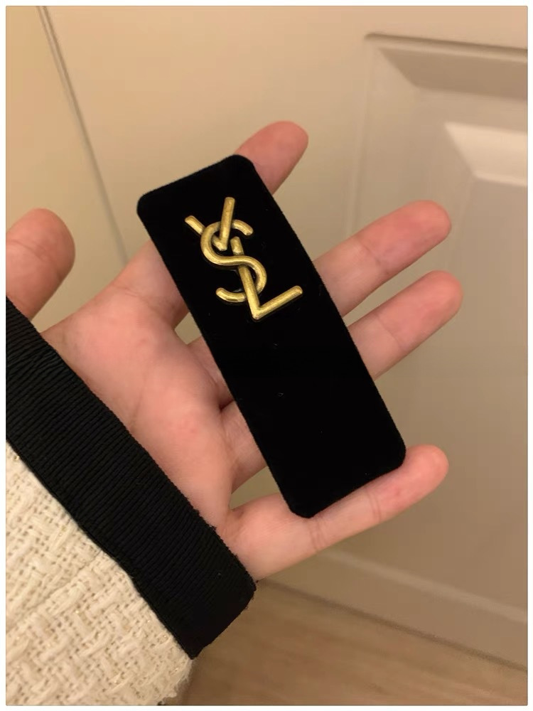做舊字母髮夾~黑色絲絨髮飾復古法式小香風抓夾鯊魚夾蝴蝶結頭飾