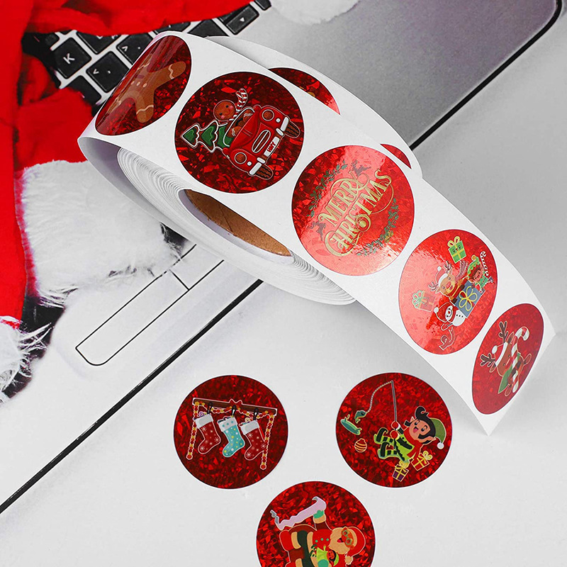 Christmas Santa Claus Gingerbread Paper Party Gift Stickers display picture 3