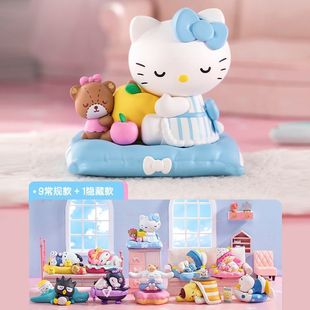 Blind Box Sanrio Hand-made Sleeping Enron Series Kulomipacha Dog Yugui Dog Ornaments Gifts Peripheral Dolls