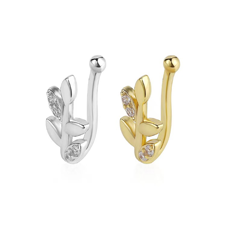 Pointed titanium steel lip stud product view