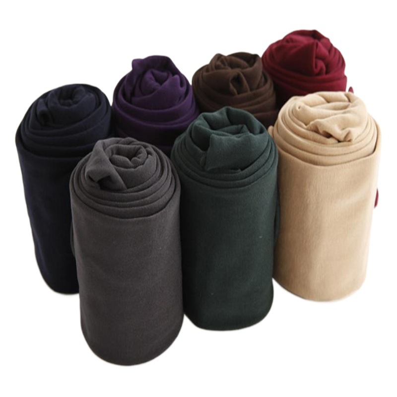 Fleece-Lined Pants for Autumn and Winter, Integrated Footed Pants, 100g, Nine-Point Pants, Plus Velvet, Women's Outerwear Tights, Sweet High-Waisted, Slimming