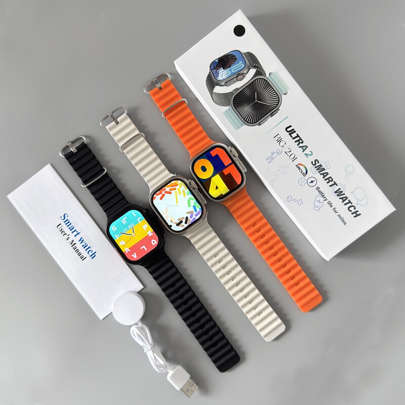 Cross-Border Popular Sports Smartwatch Ultra2 Heart Rate Payment Health Monitoring Navigation Bluetooth Smartwatch Cross-Border Popular Sports Smartwatch Ultra2 Heart Rate Payment Health Monitoring Navigation Bluetooth Smartwatch