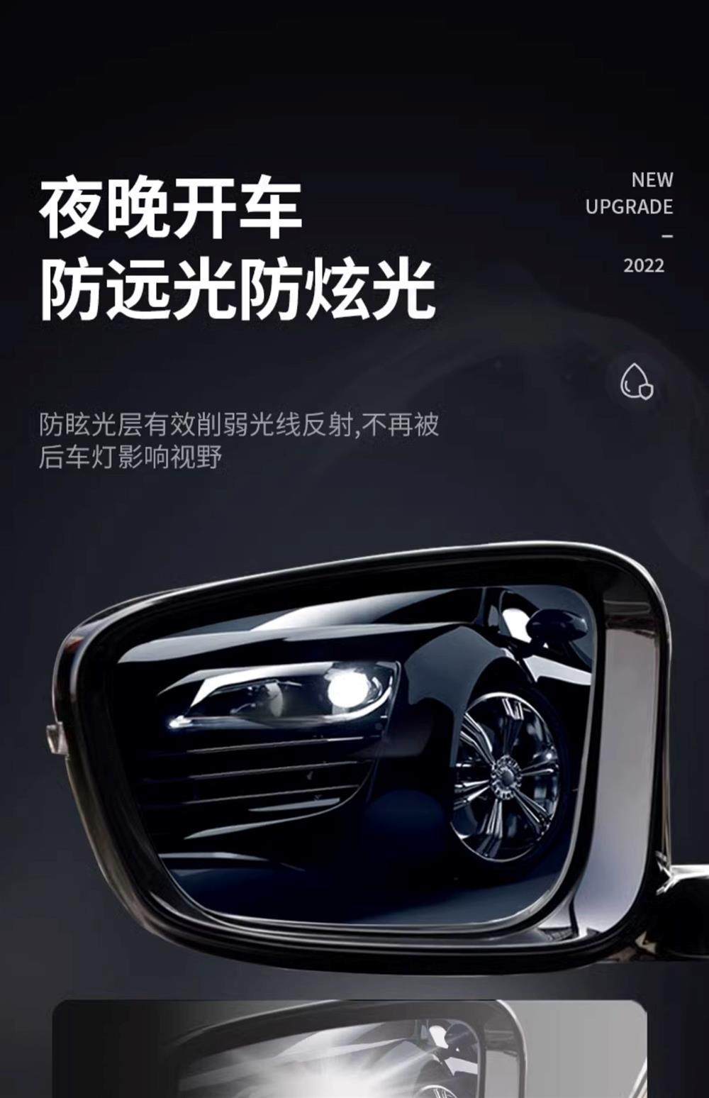 Rearview Mirror Anti-Rain Film Car Mirror Anti-Fog Waterproof Side Window