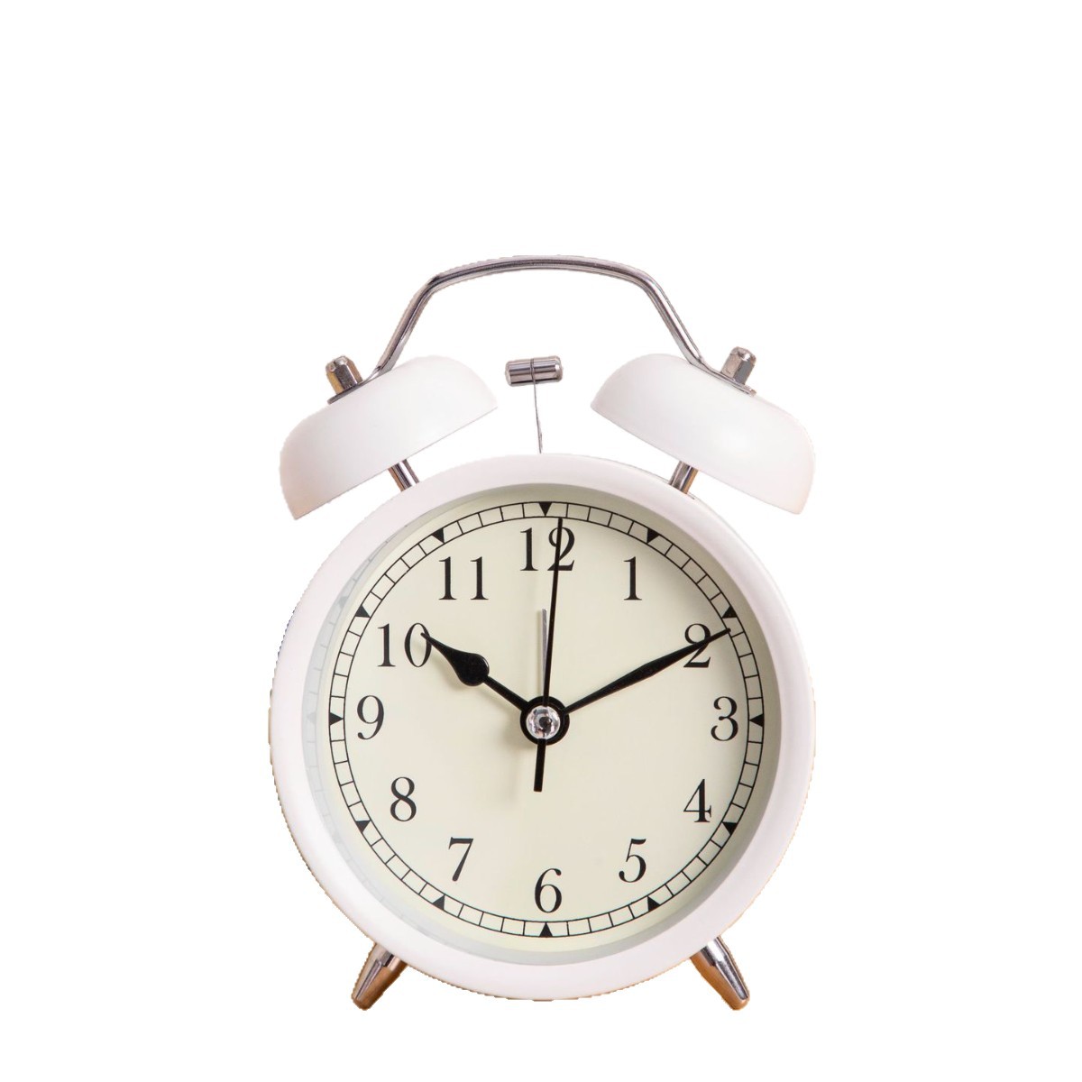 Venta directa de fábrica 3.8-pulgadas retro reloj despertador hogar pantalla luz ambiente de lujo reloj despertador mudo tiempo muy preciso reloj