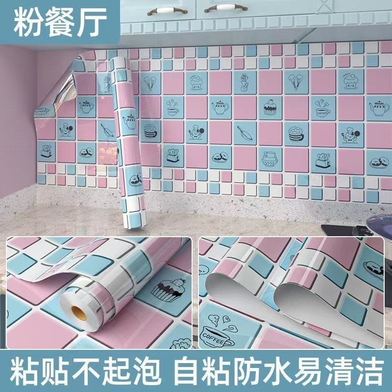 Cocina de mármol a prueba de agua a prueba de aceite pegatinas resistentes a altas temperaturas papel pintado autoadhesivo gabinete de cocina hogar a prueba de humedad estufas renovación papel pintado