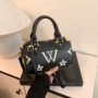 字母新款老花印花女包