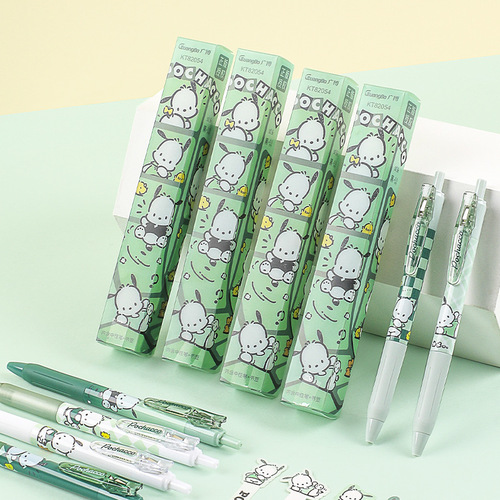 Press the gel pen blind box single, Japanese cute cartoon Sanrio limited high-looking and smooth blind box pencil