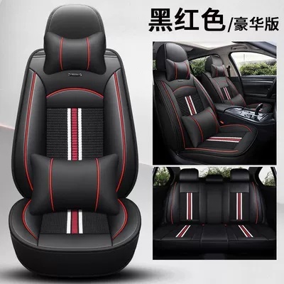 Full Surround 2 – Universal seat cover - a02-black-red-breathable-and-heat-resistant-deluxe-edition-mazda6