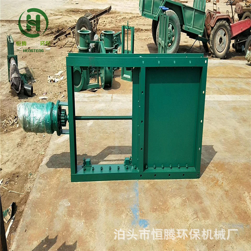 手动插板阀800*800方口插板门除尘器粉尘闸阀电动执行器插板阀